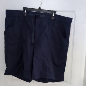 Men's UNIQLO Hiking Outdoor Athletic Mesh Flowy NWOT Navy Drawstring Shorts XL